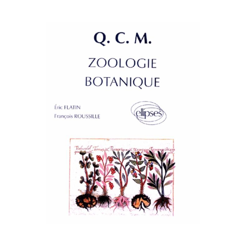QCM 1re année de Pharmacie, Zoologie et botanique