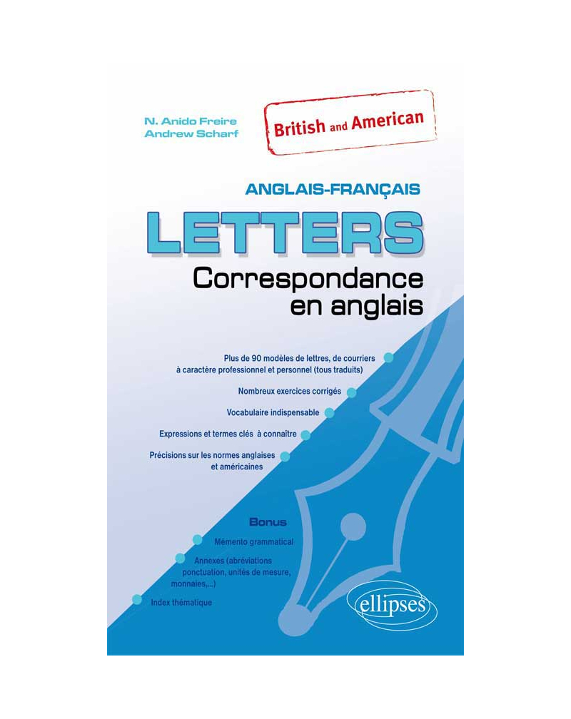 Letters - British and American. Correspondance en anglais