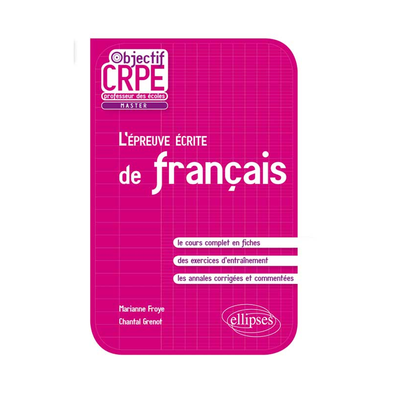 L'épreuve écrite de français