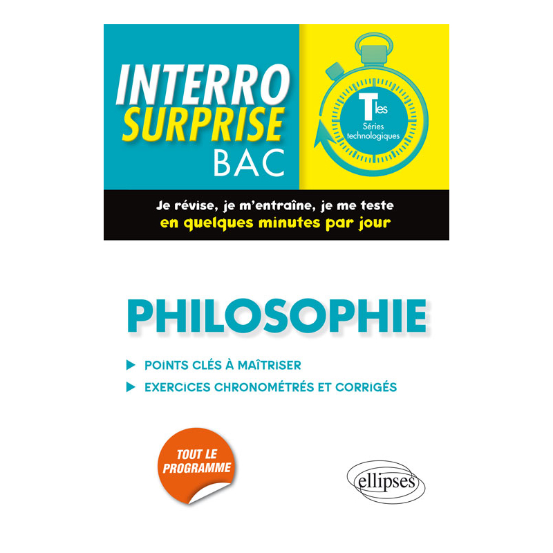 Philosophie. Tle Séries technologiques