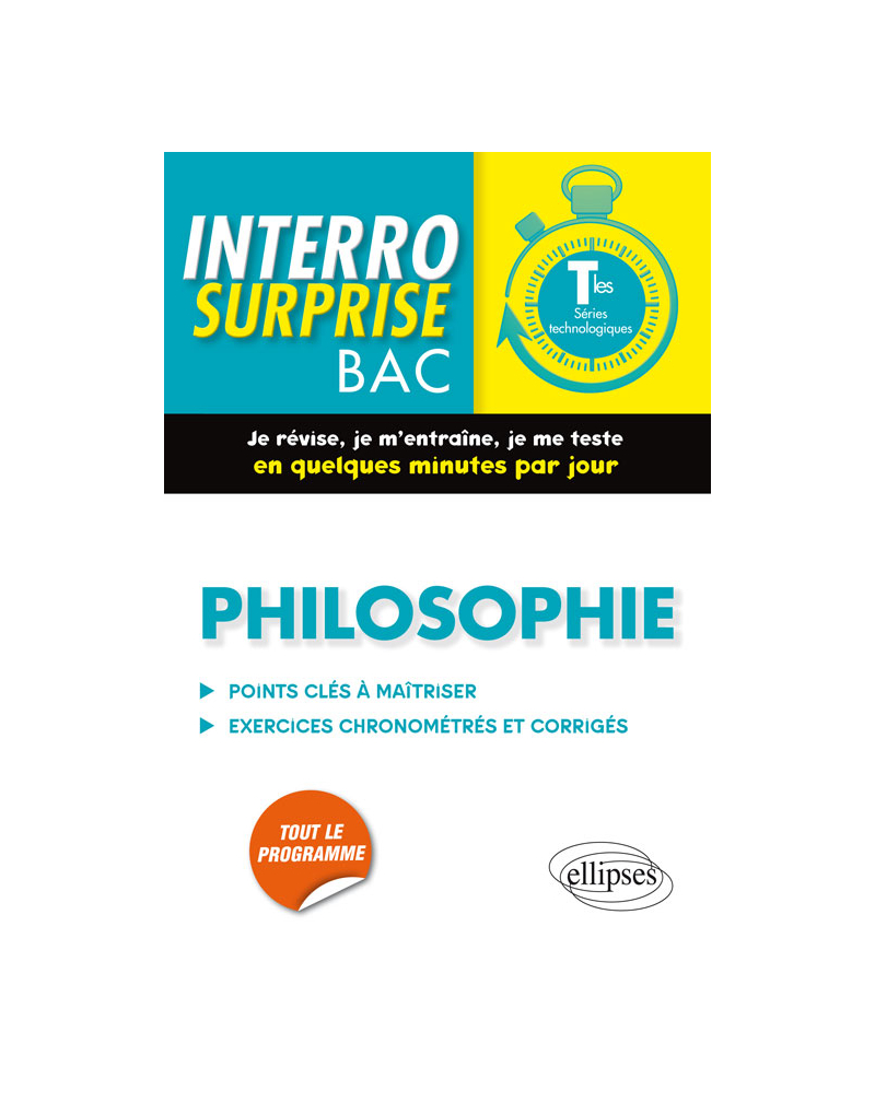Philosophie. Tle Séries technologiques