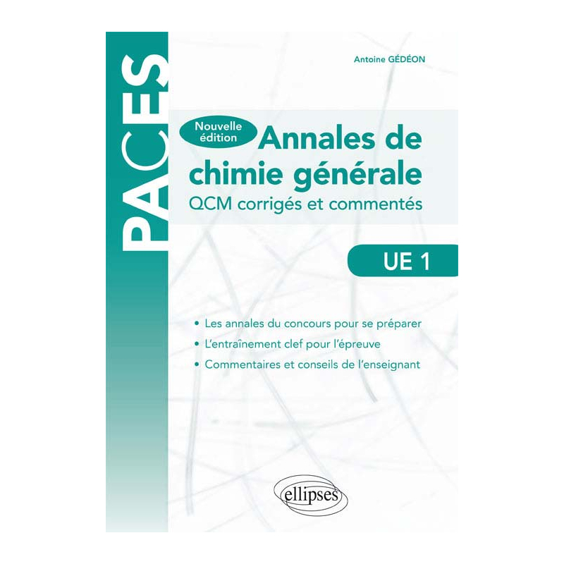UE1 - Annales de chimie générale