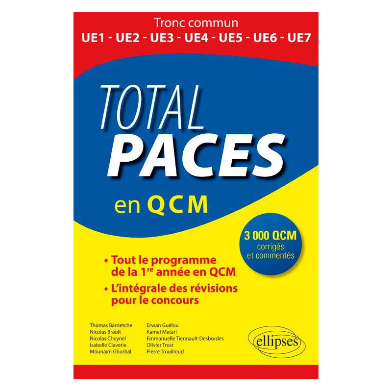 Total PACES (en 3000 QCM)