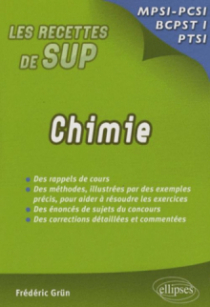 Chimie - Classes prépas MPSI - PCSI - PTSI