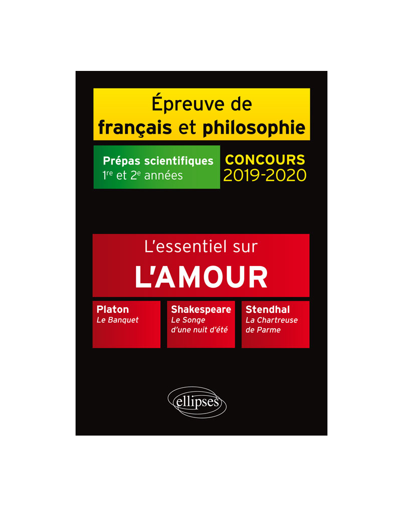 Thème et les trois œuvres. Epreuve de français/philo. Prépas scientifiques. 2019-2020