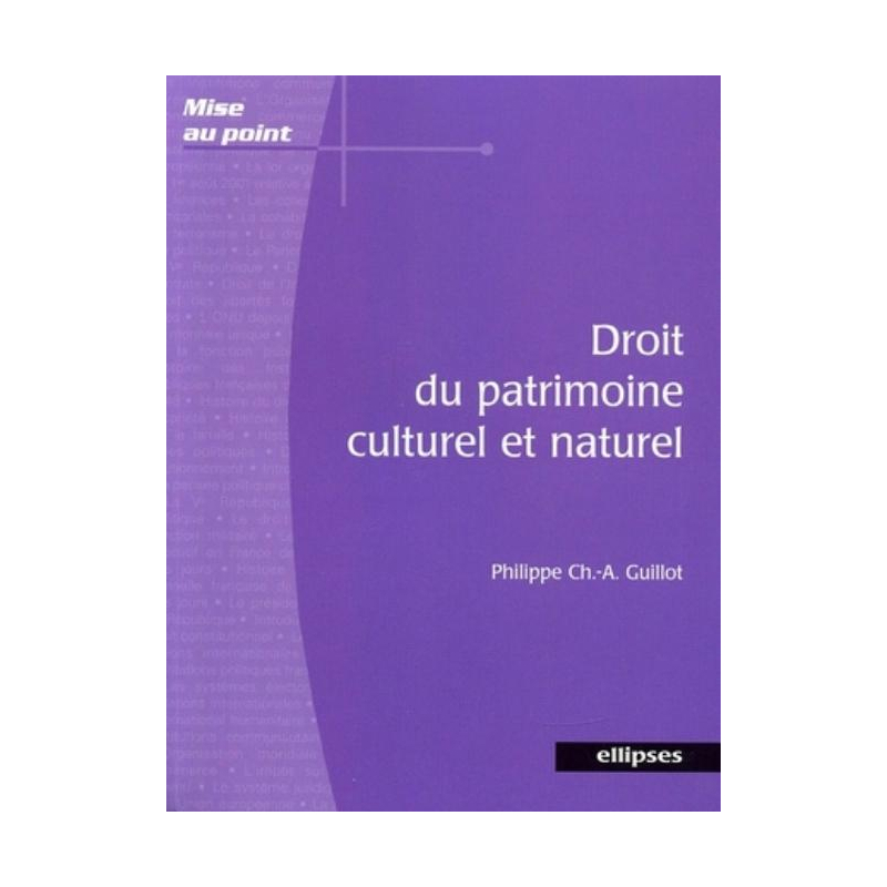 Droit du patrimoine culturel et naturel