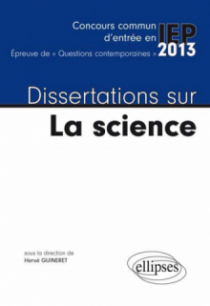 Dissertations sur la science