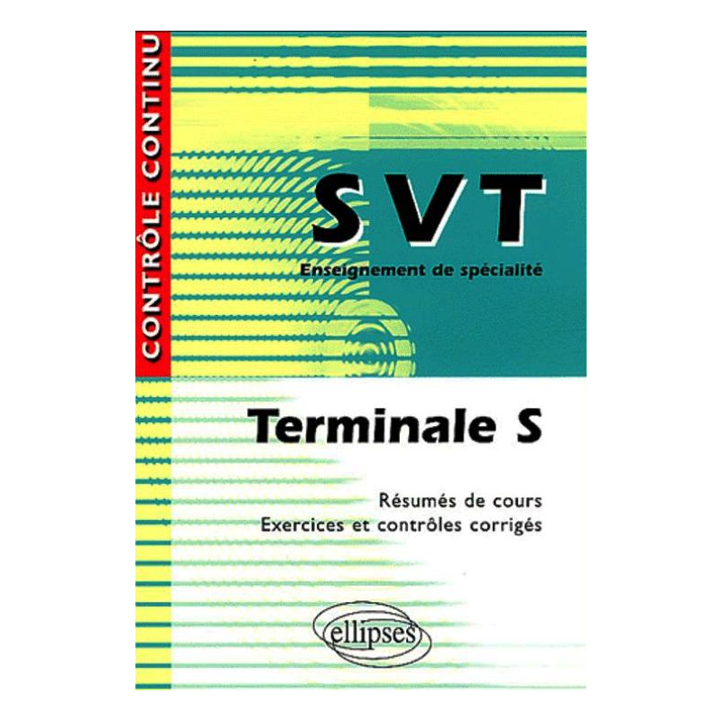 SVT - Enseignement de spécialité - Terminale S