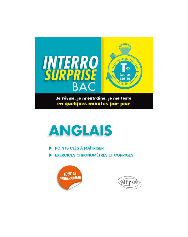 Anglais - Terminales Toutes séries