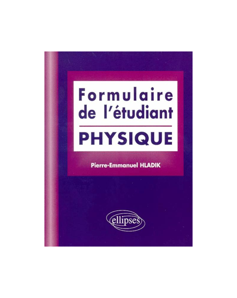 Formulaire de l'étudiant (Physique)