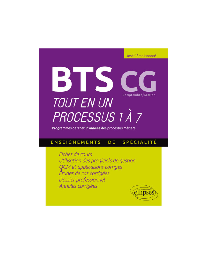 BTS CG - Tout en un processus 1 à 7