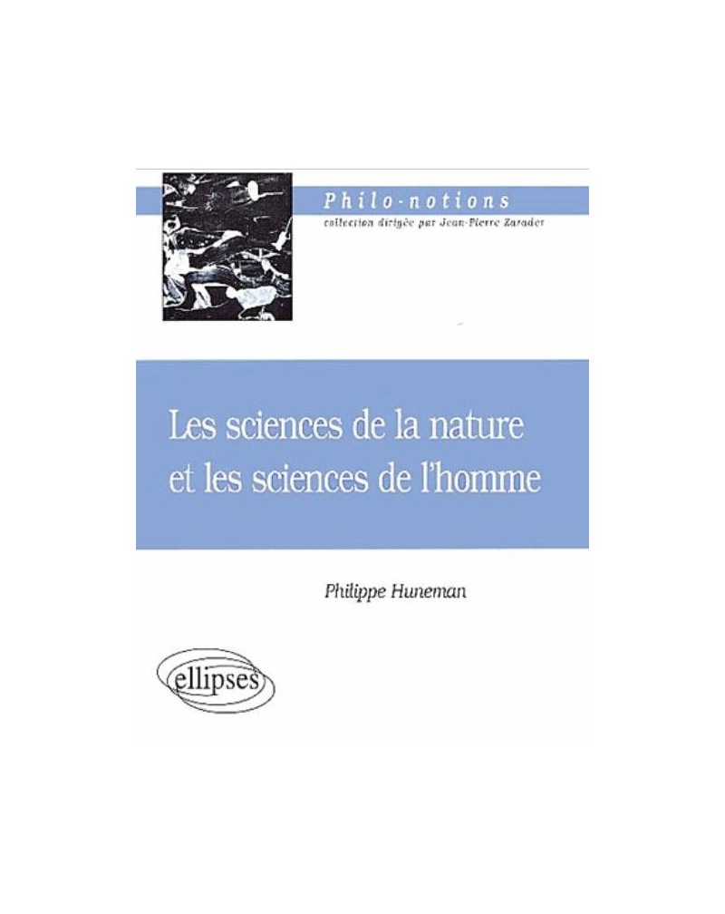 sciences de la nature et les sciences de l'homme (Les)