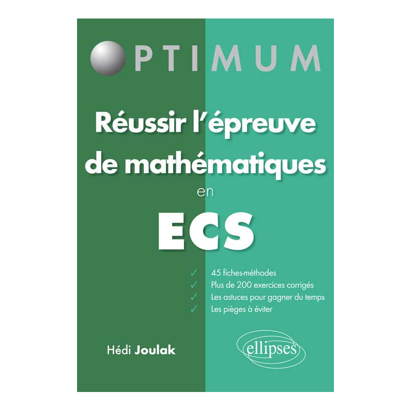 Réussir l'épreuve de mathématiques en ECS