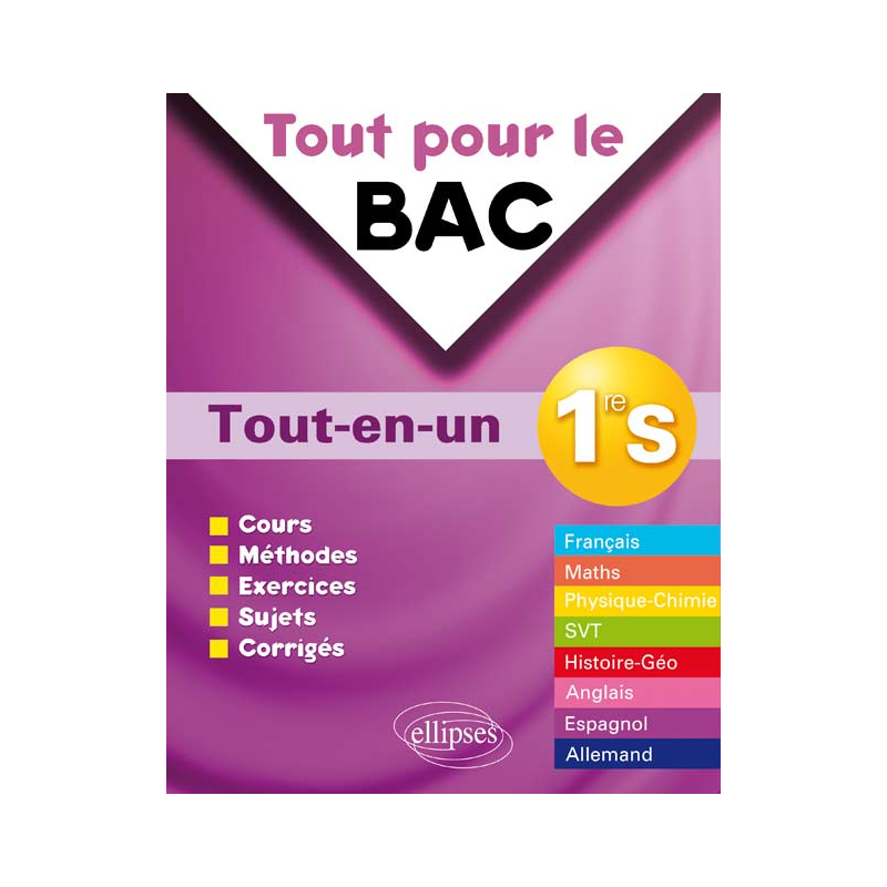 Tout pour le Bac • toutes matières • Première S