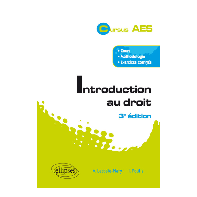 Introduction au droit - 3e édition