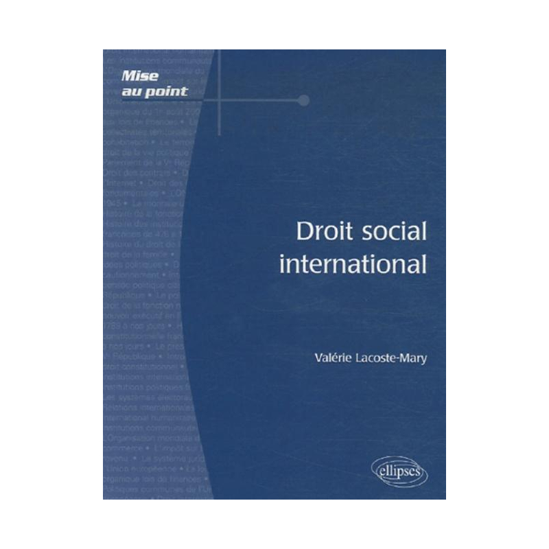 Droit social international