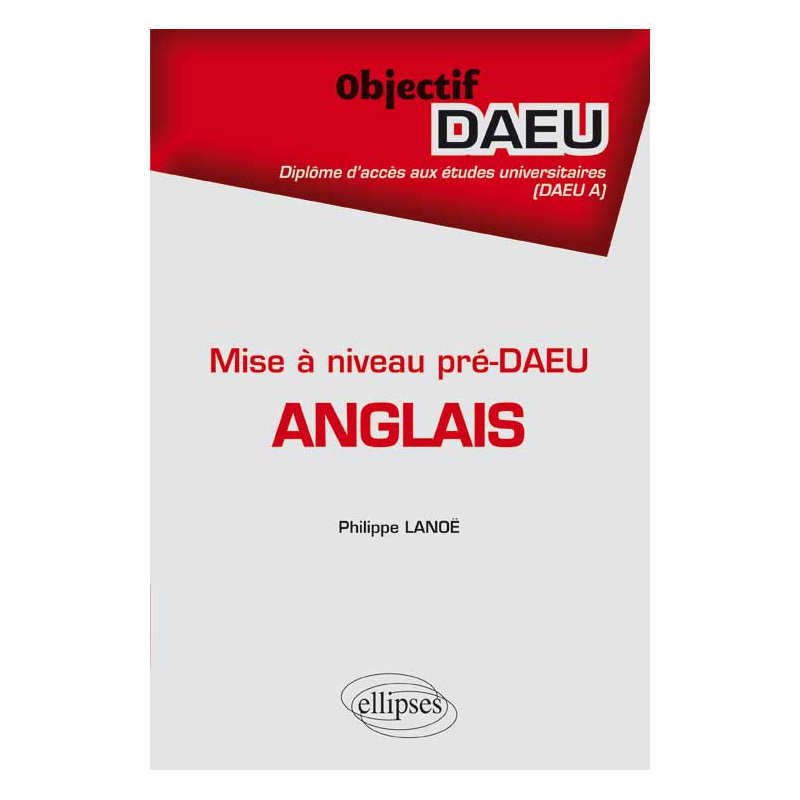 Anglais - pré-DAEU