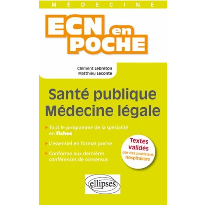 Santé publique - médecine légale