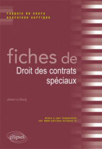 Fiche de Droit des contrats spéciaux