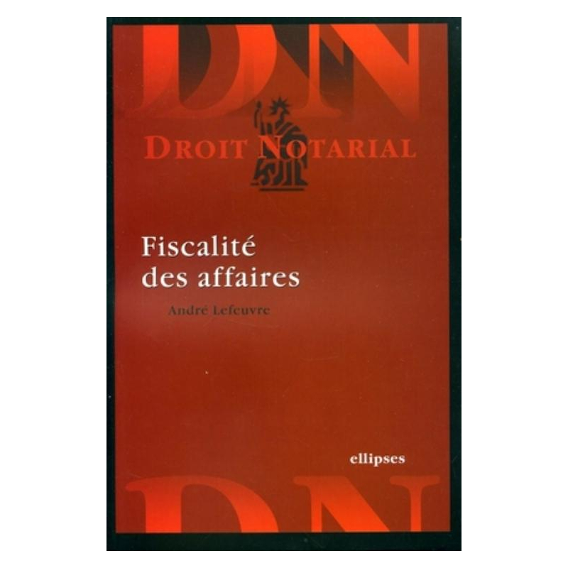 Fiscalité des affaires