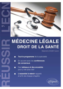 Médecine légale - droit de la Santé