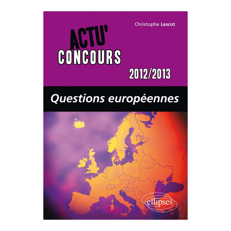 Questions européennes - 2012-2013