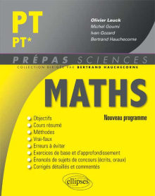 Mathématiques PT/PT* - nouveau programme 2014
