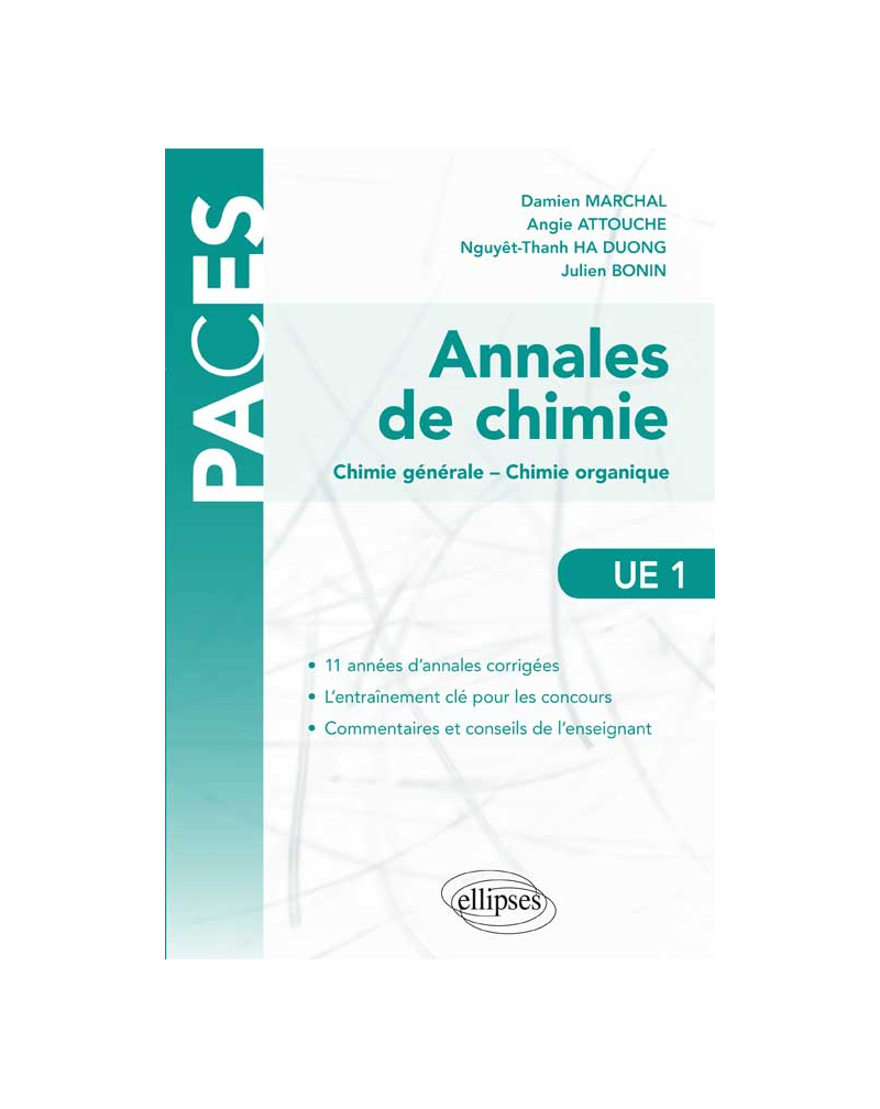 UE1 - Annales de chimie