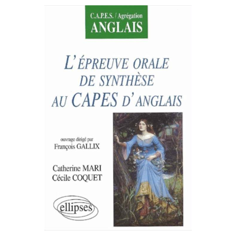 L'épreuve orale de synthèse au CAPES d'anglais