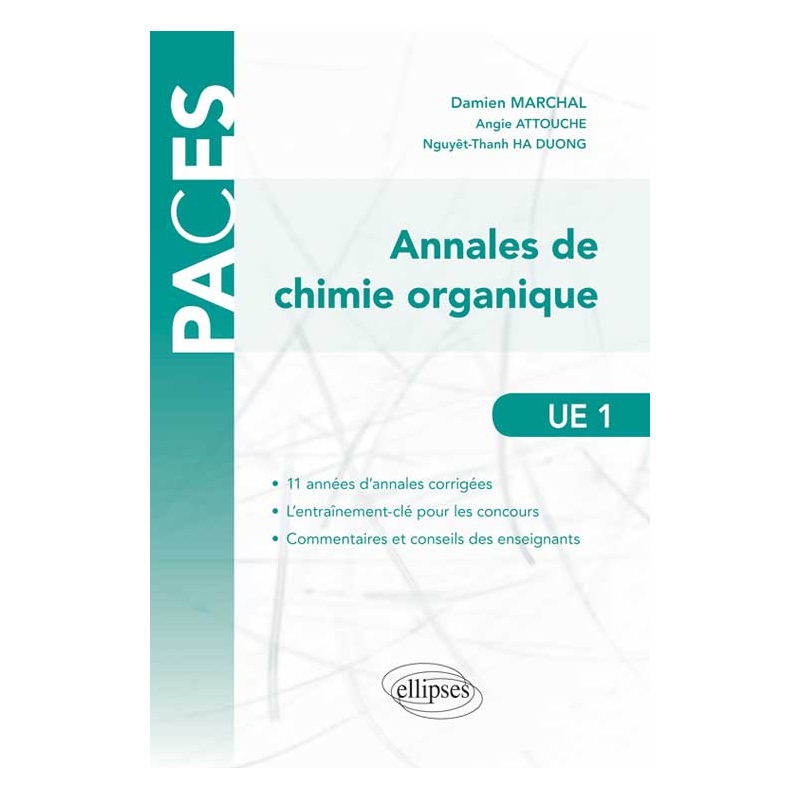 UE1 - Annales de chimie organique