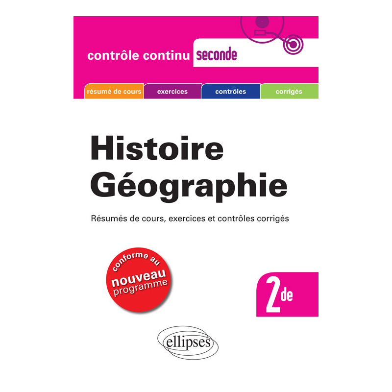 Histoire-Géographie - Seconde - nouveau programme