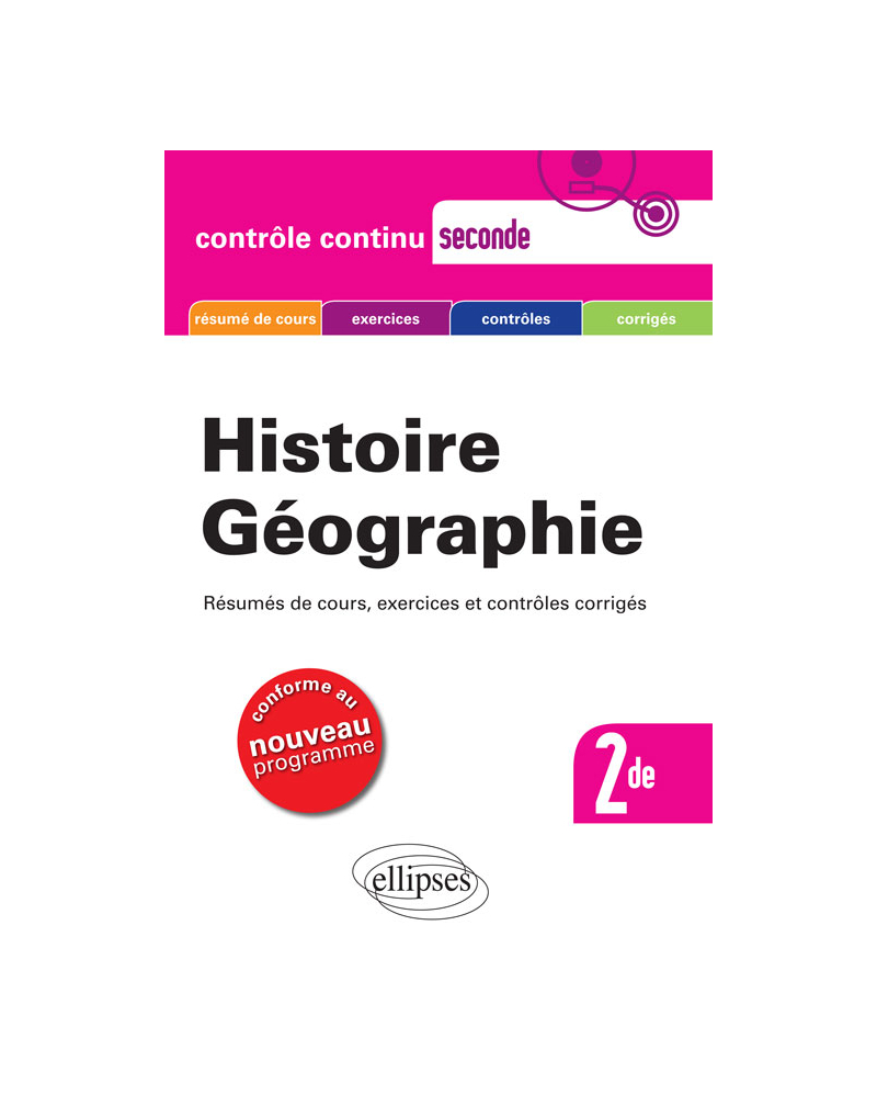 Histoire-Géographie - Seconde - nouveau programme