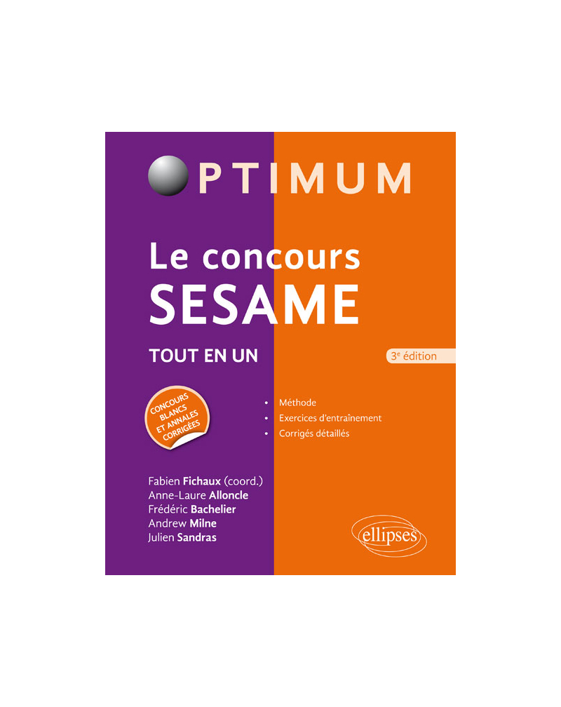 Le concours SESAME - 3e édition