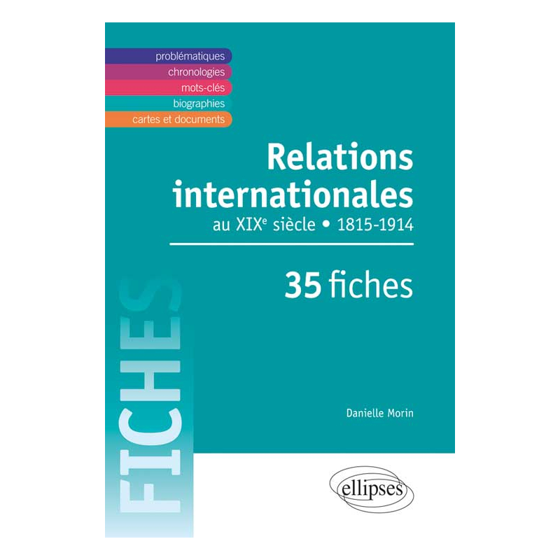 Relations internationales de 1815 à 1914. Le XIXe siècle en 35 fiches
