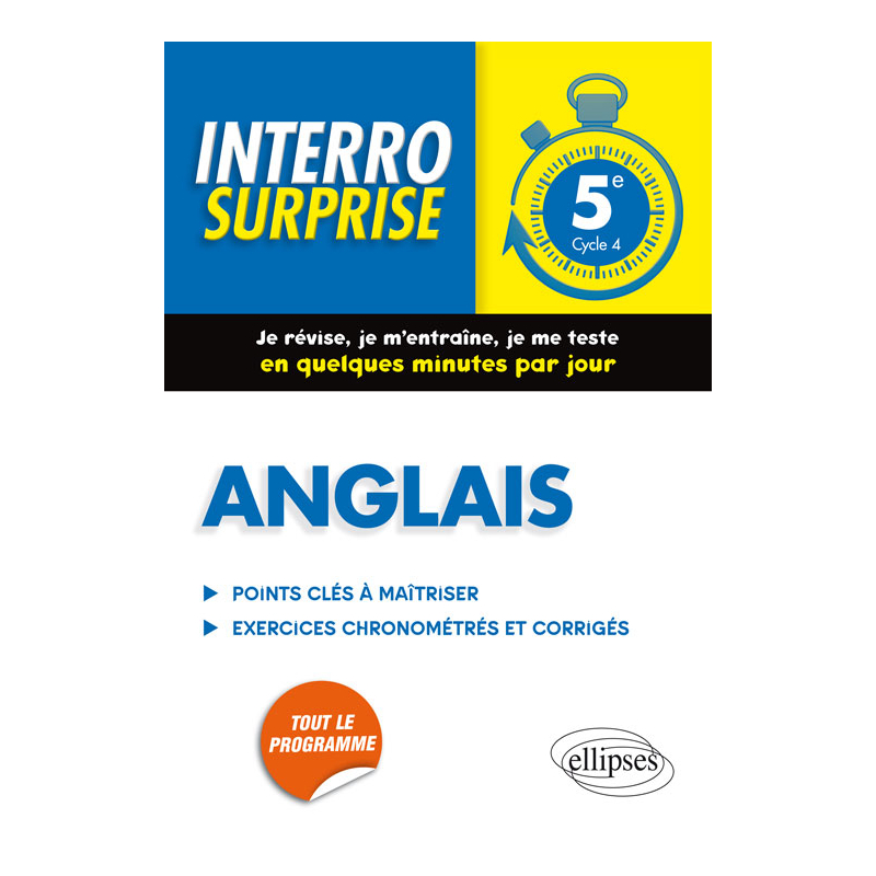 Anglais - 5e - Cycle 4