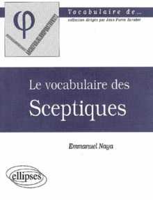vocabulaire des sceptiques (Le)