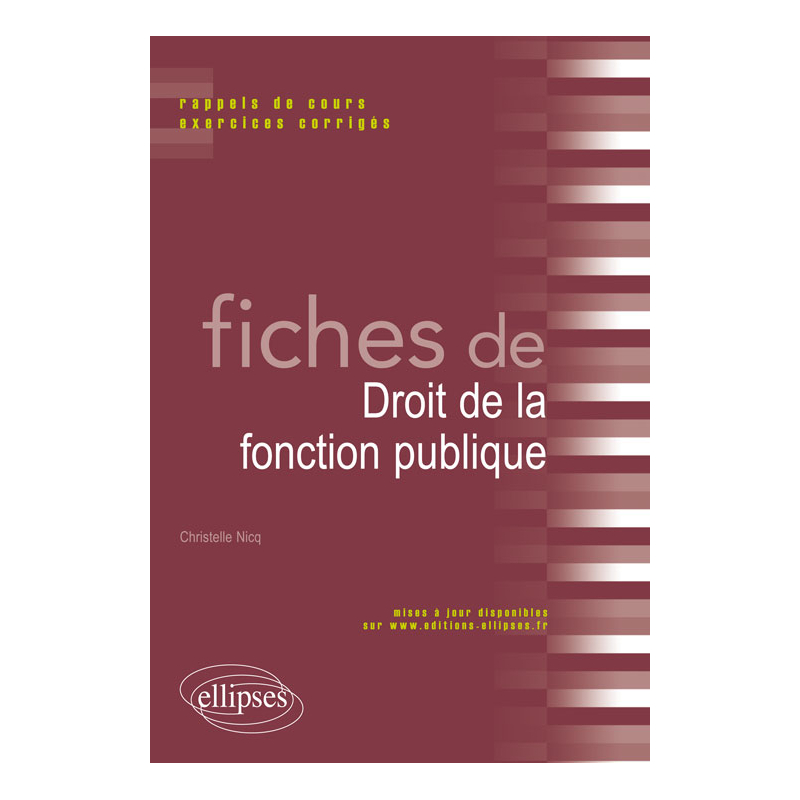 Fiches de Droit de la fonction publique