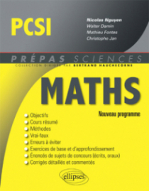 Mathématiques PCSI - conforme au nouveau programme 2013