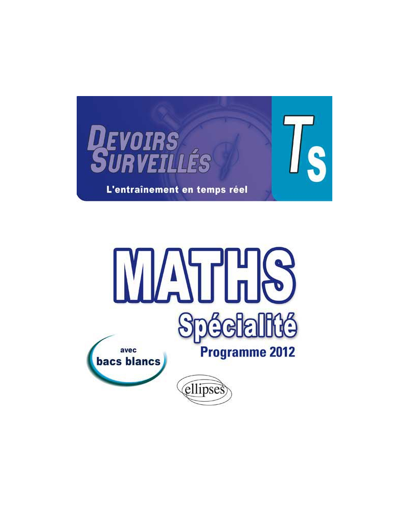 Mathématiques - Terminale S - enseignement de spécialité - programme 2012