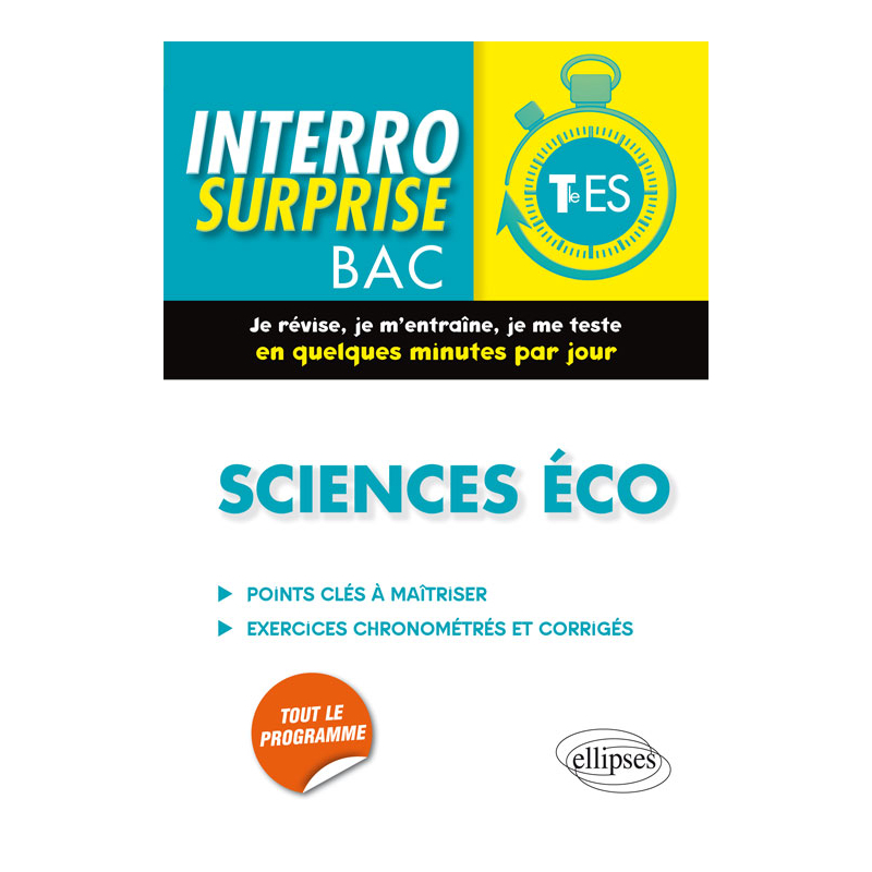 Sciences économiques et sociales - Terminale ES