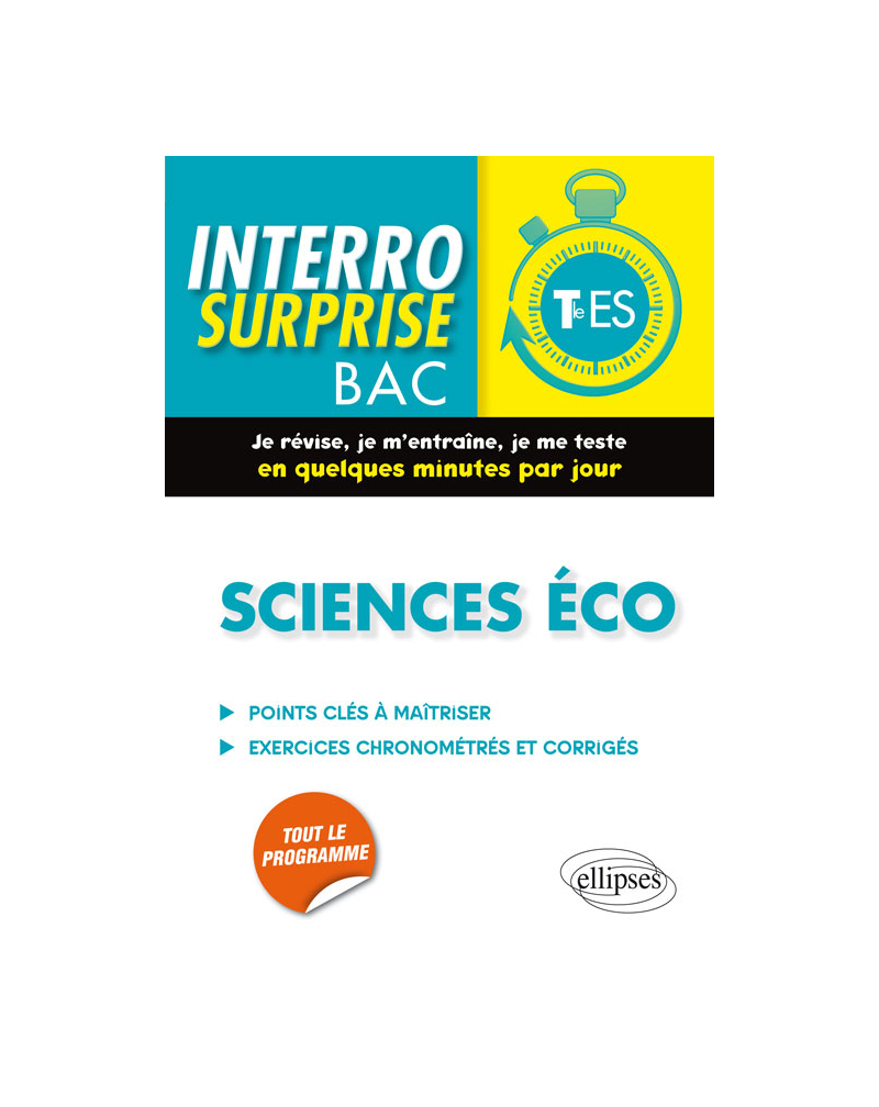 Sciences économiques et sociales - Terminale ES