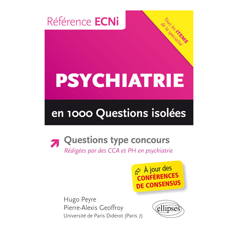 Psychiatrie en 1000 questions isolées