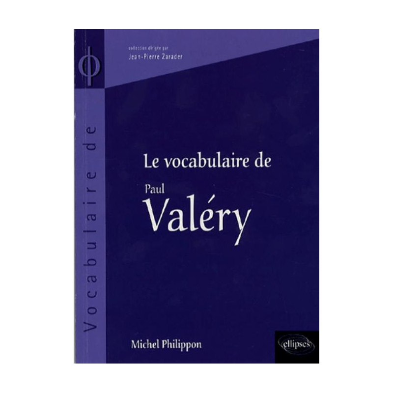 Vocabulaire de Valéry