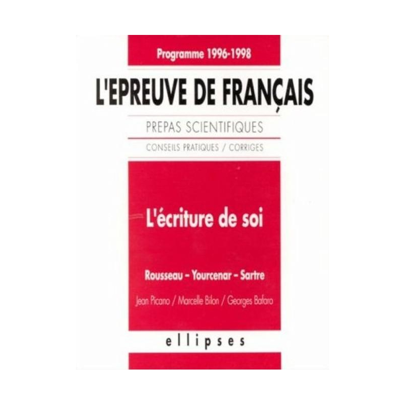 L'écriture de soi