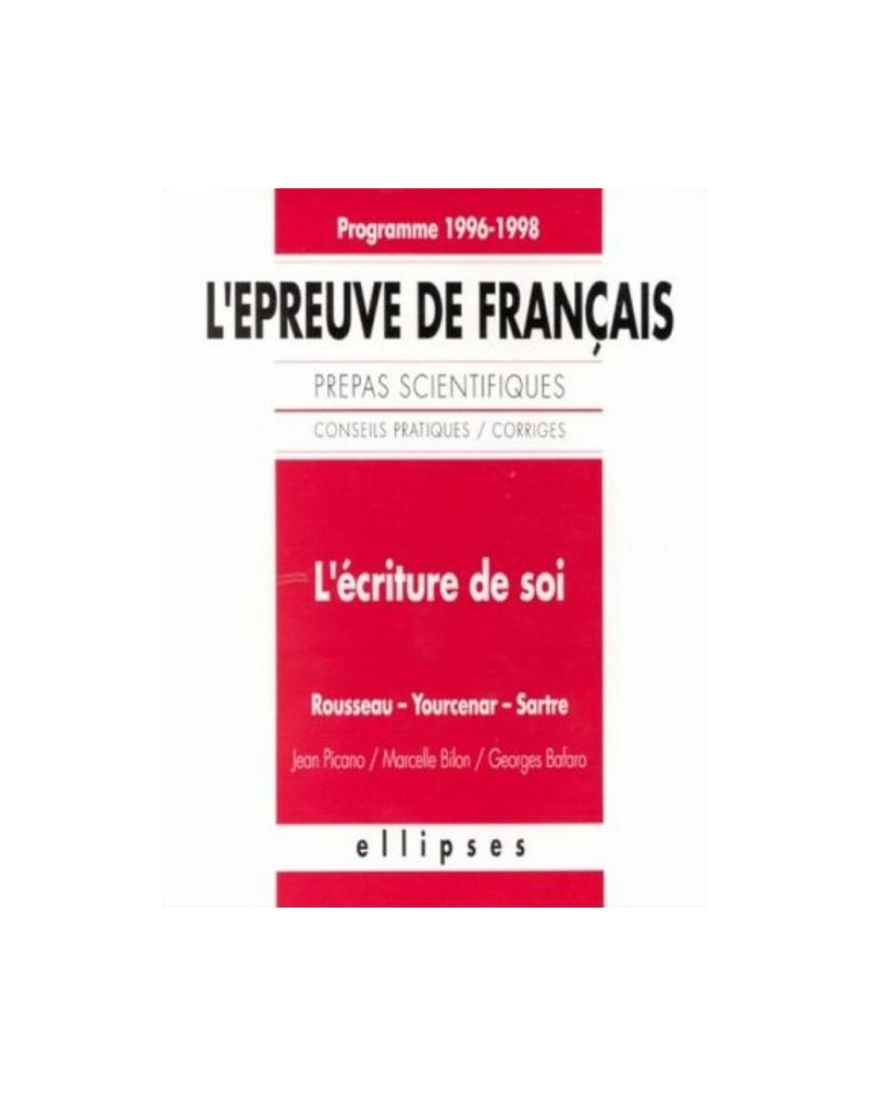 L'écriture de soi