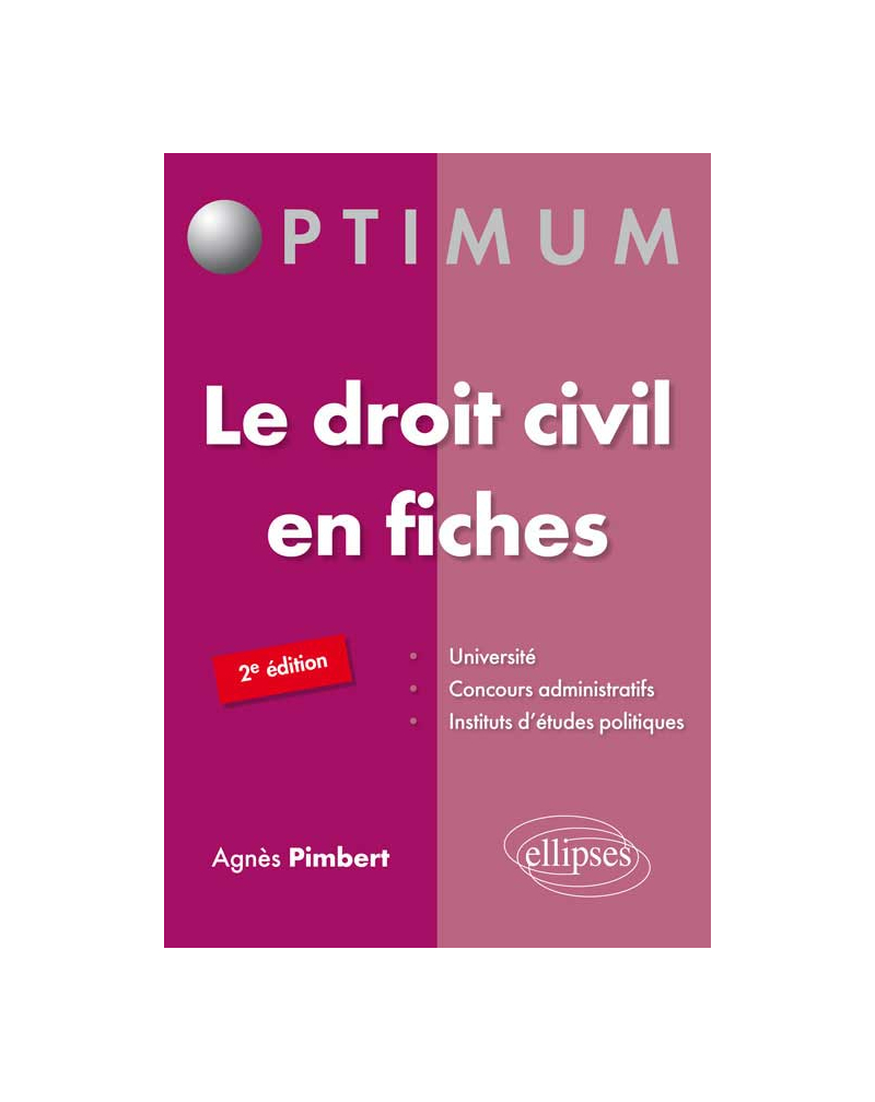 Le droit civil en fiches 2e édition