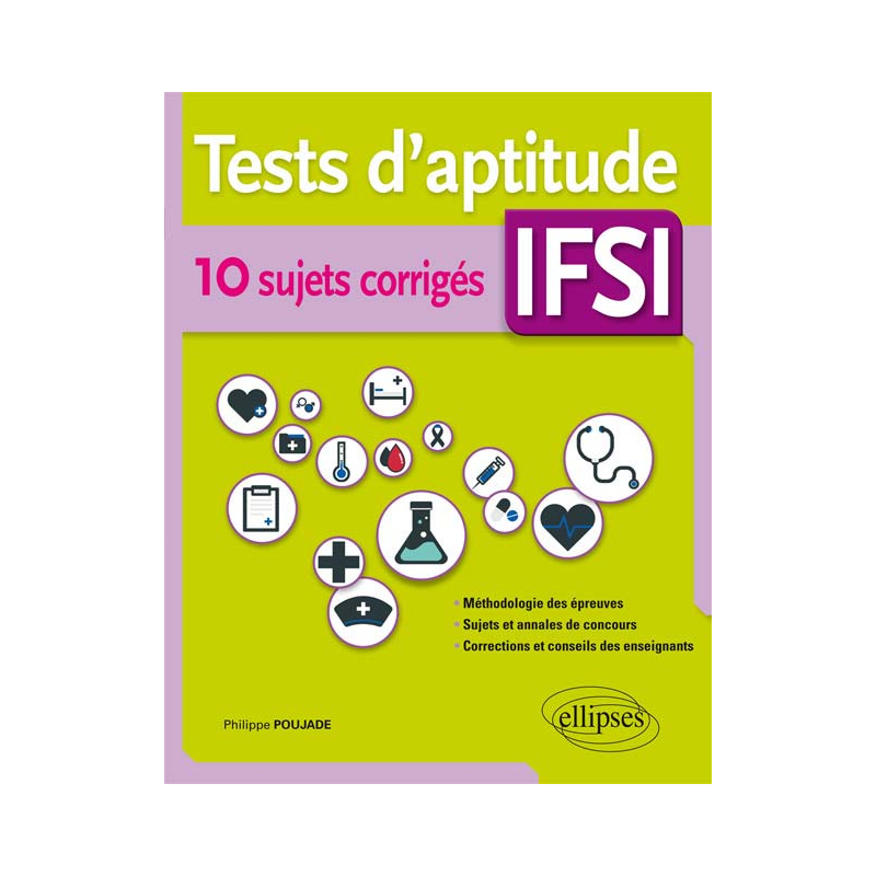 Tests d’aptitude IFSI – 10 sujets corrigés