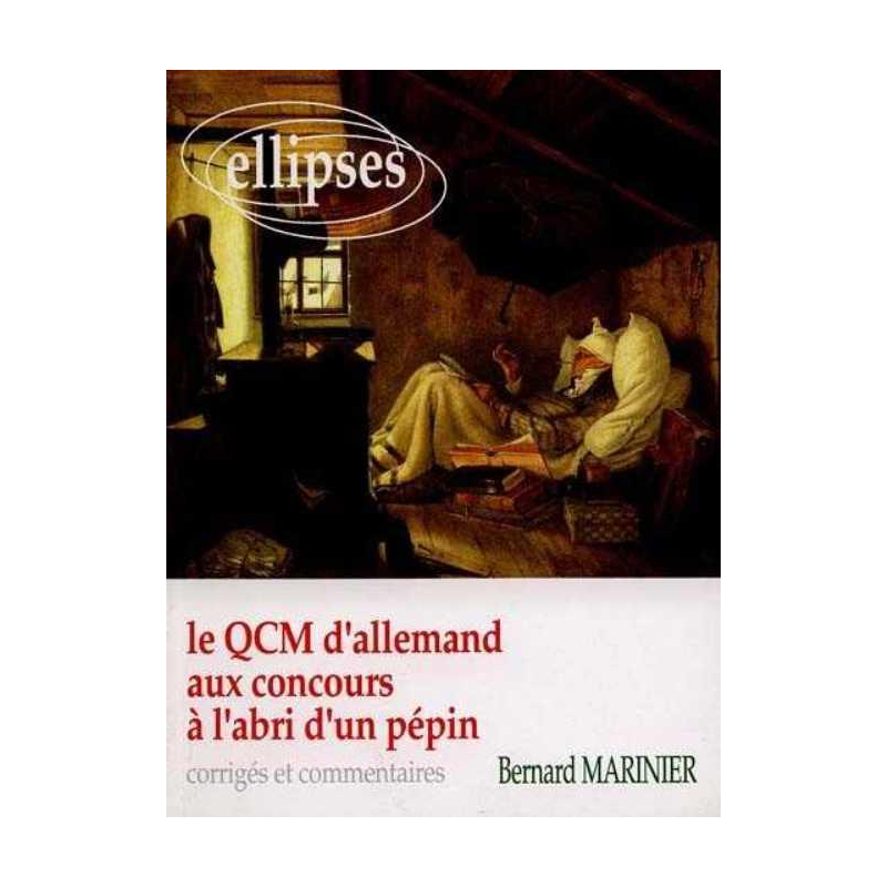 Le QCM d'allemand aux concours - A l'abri d'un pépin