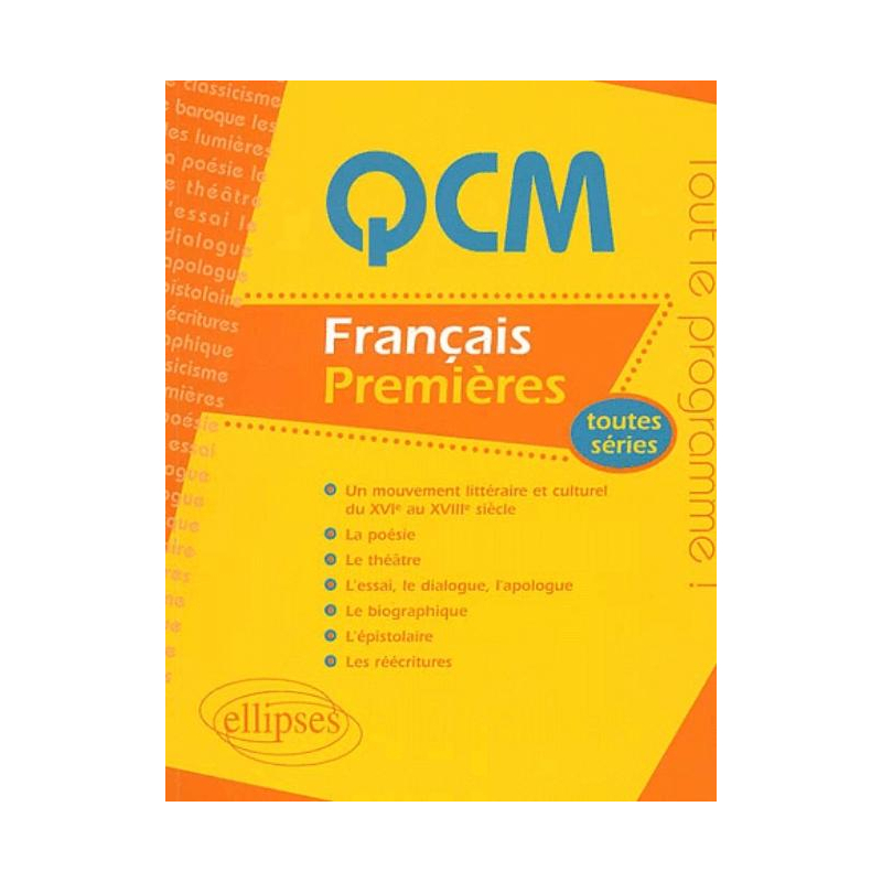 Français Premières - Toutes séries