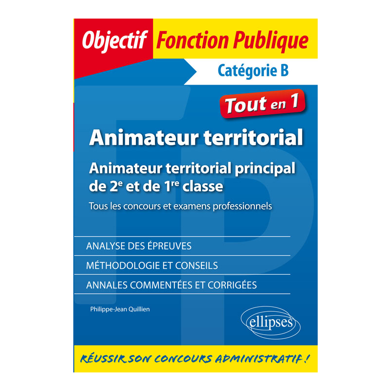 Animateur territorial - Animateur territorial principal de 2e et de 1re classe